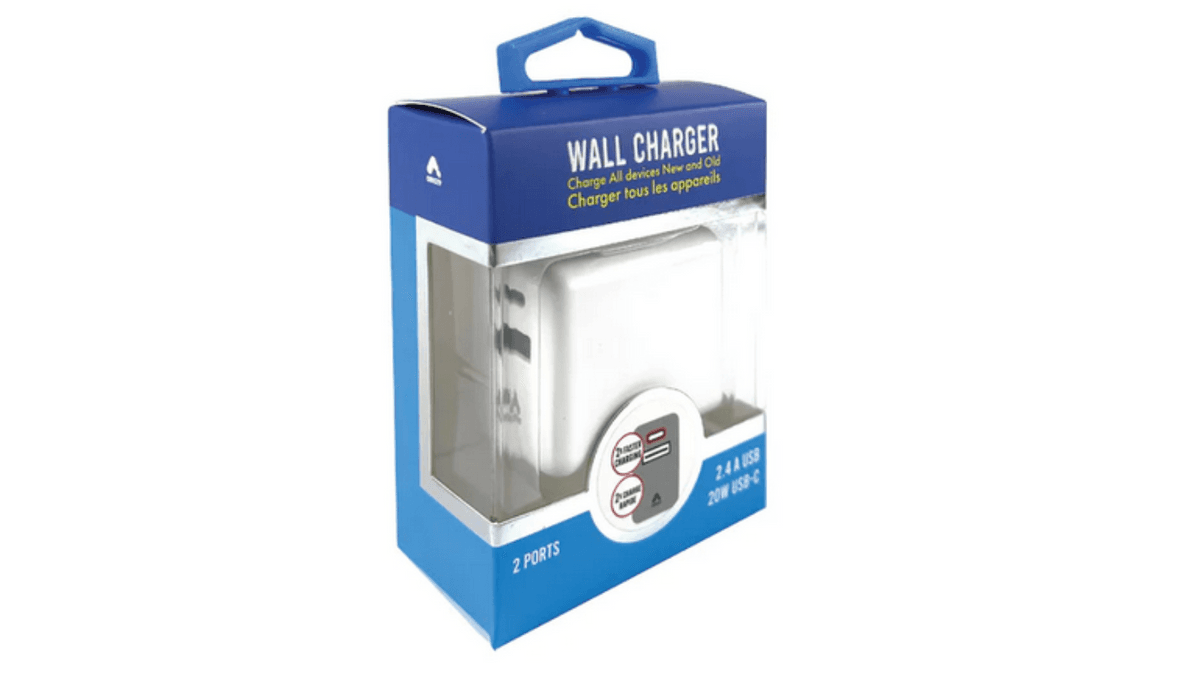 Amaze chargeur mural PD double port - USB-A et USB-C  / Amaze Dual Port PD Wall Charger - USB-A & USB-C 