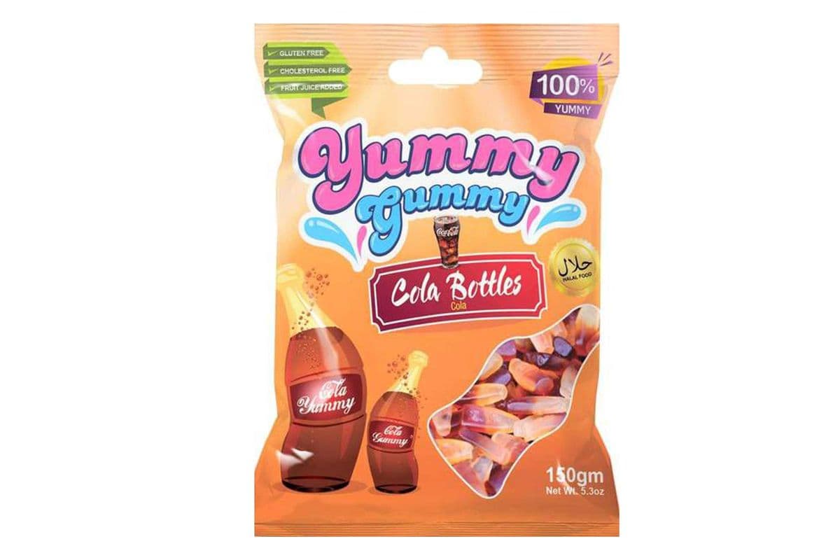 Yummy Yummy Cola Bottles (114 g)