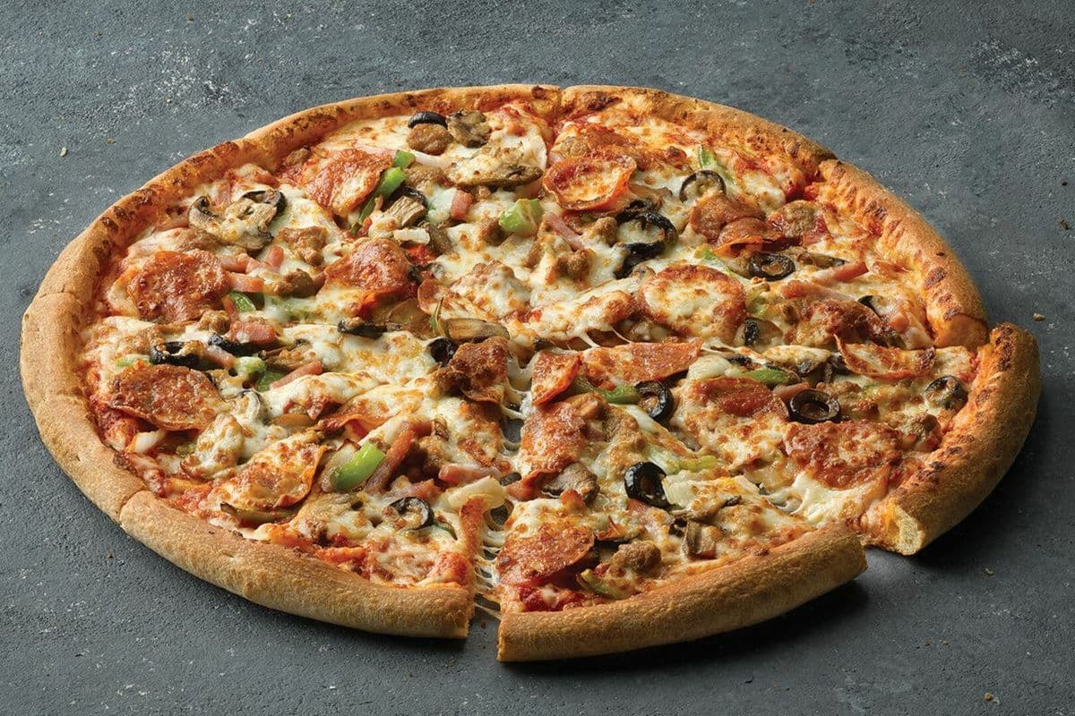 12" Pizza moyenne The Works / Medium 12" The Works Pizza