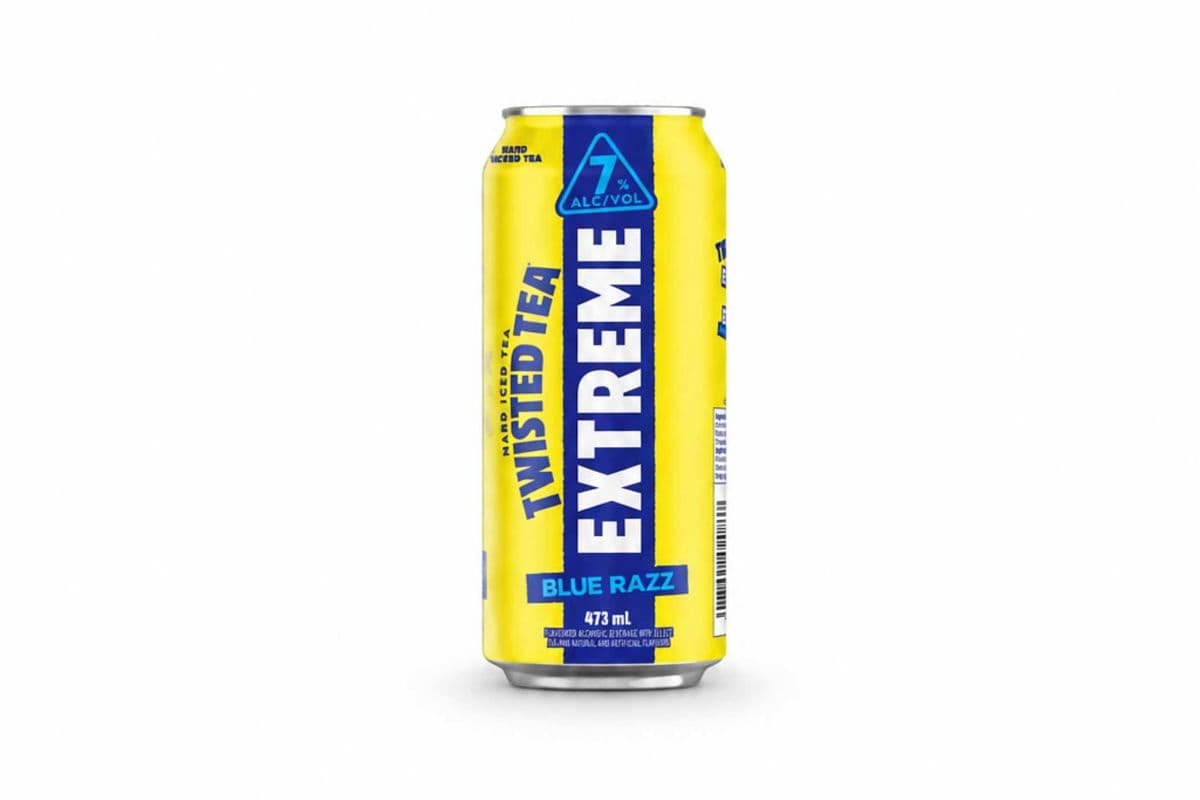 Twisted Tea Hard Iced Tea Extreme Blue Razz (1 x 473ml Can)