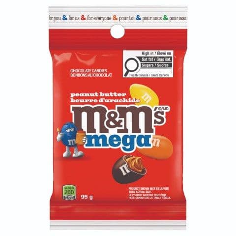 M&M's Mega Peanut Butter PEG 95g