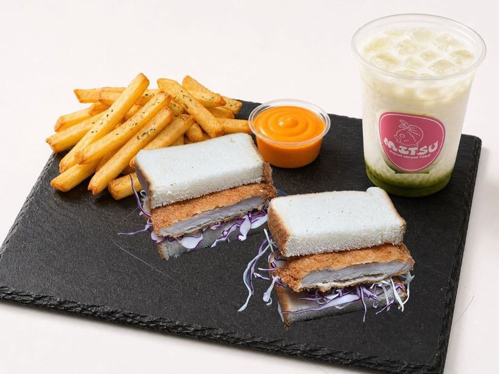 #8-Pork Katsu Japa Sando Combo