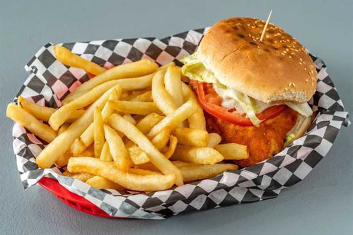 Spicy BBQ Crispy Chicken Burger