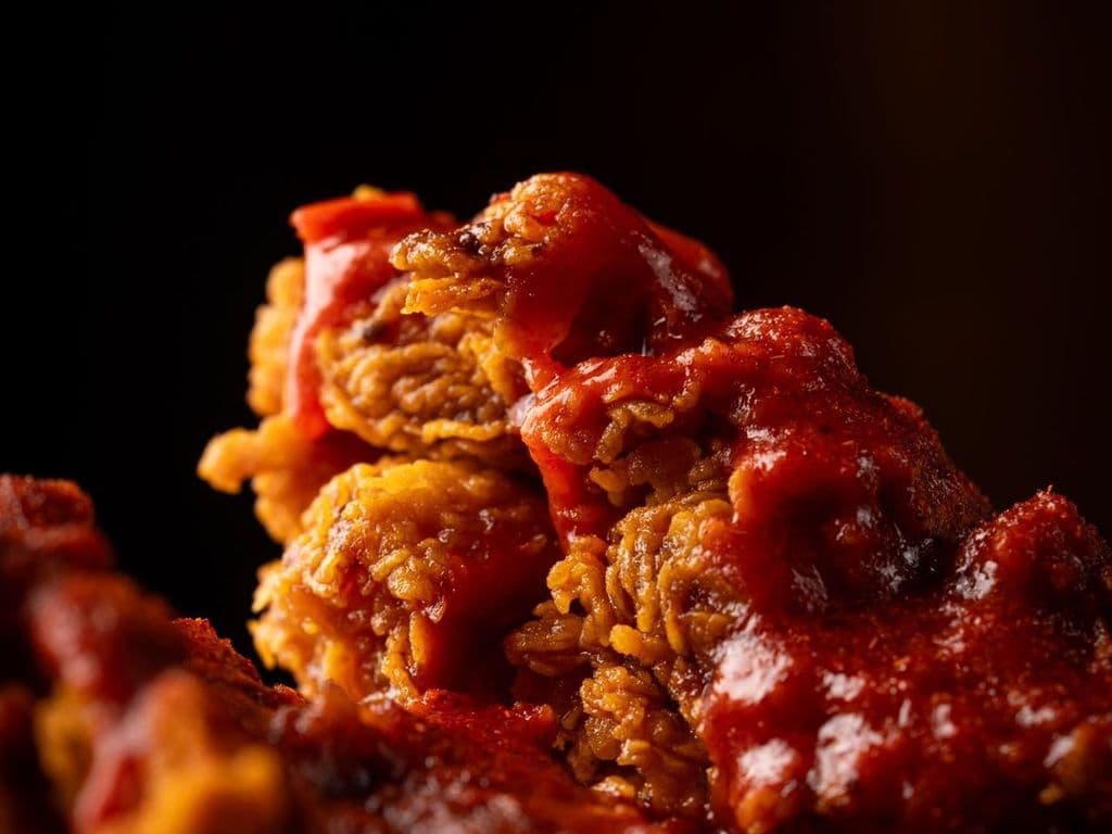 Nashville Lightning Hot Fried Chicken Plate