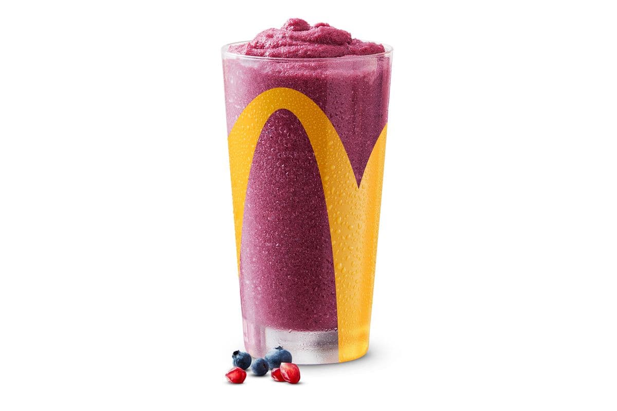 Blueberry Pomegranate Real Fruit Smoothie [260.0 Cals]