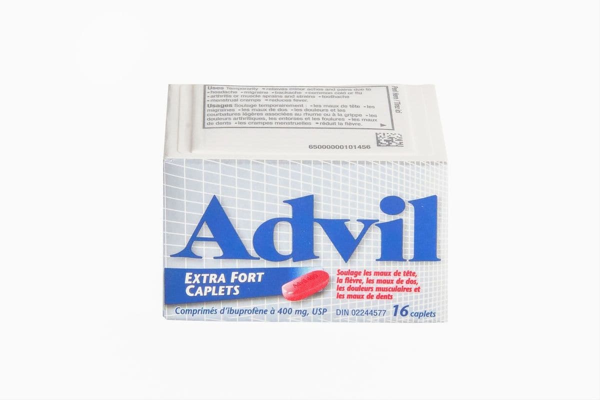 Advil Extra Strength Pain Reliever Ibuprofen Caplets (400 mg)