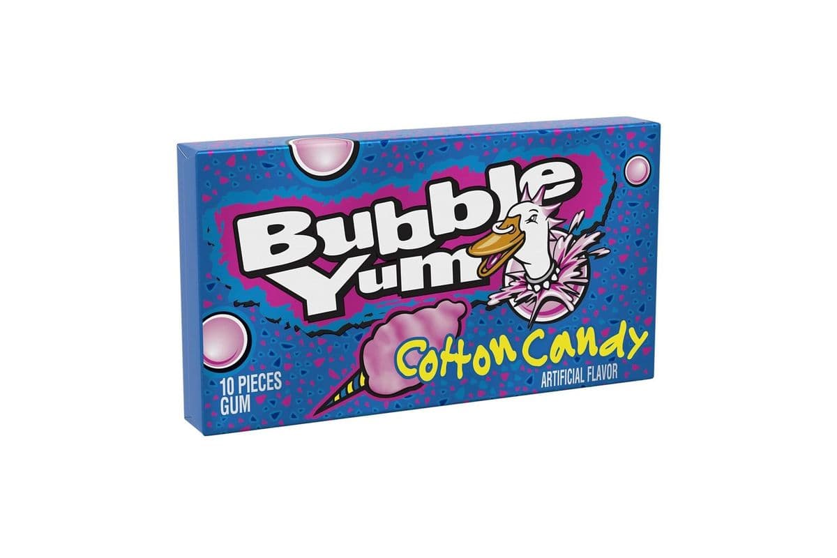 Bubble Yum Gum - Cotton Candy (5-Piece Roll)