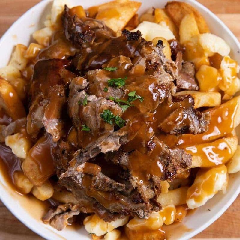 Poutine gyro à l'ancienne