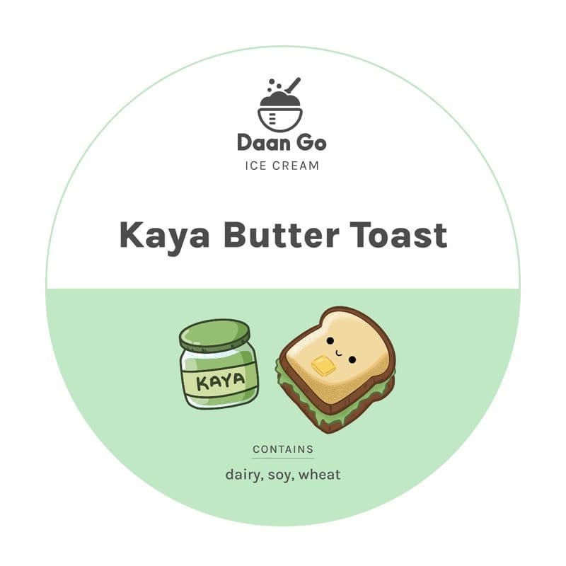 Kaya Butter Toast Ice Cream