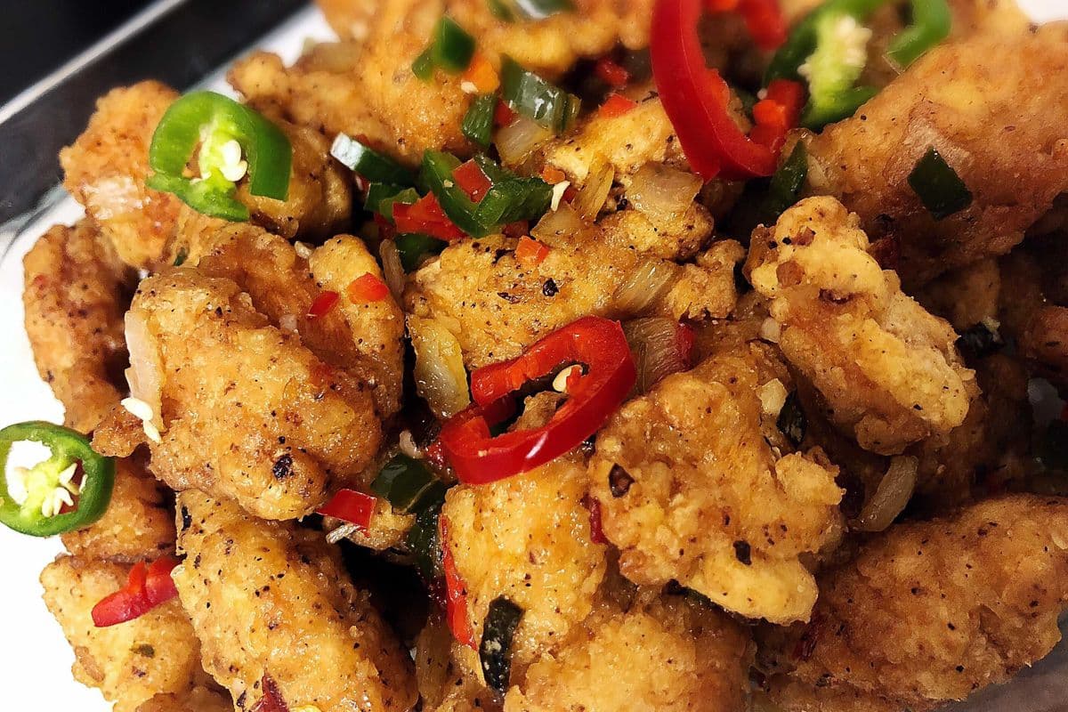 Poisson au sel et poivre / Salt and Pepper Fried Fish