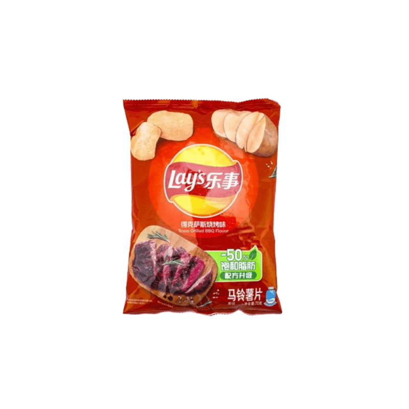 Texas Grilled BBQ Lay's Chips - China (70g)