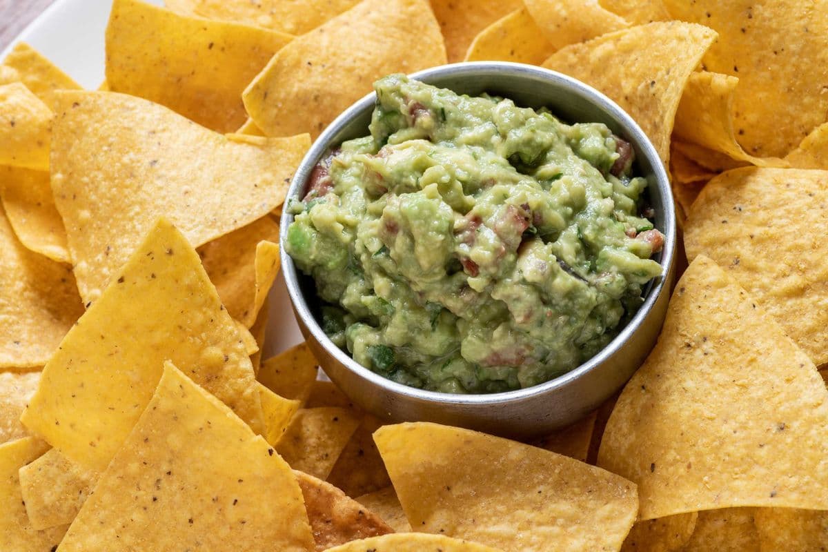 Tortilla Chips and Guacamole