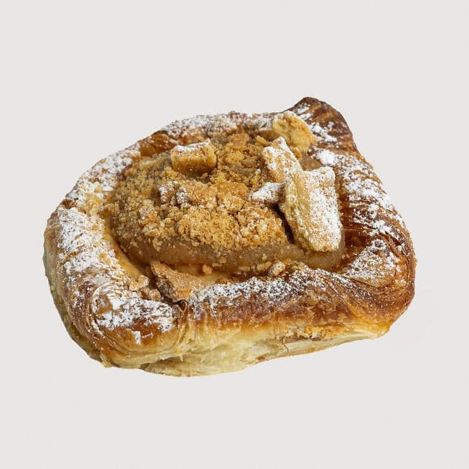 Croissant pommes crumble / Apple crumble croissant