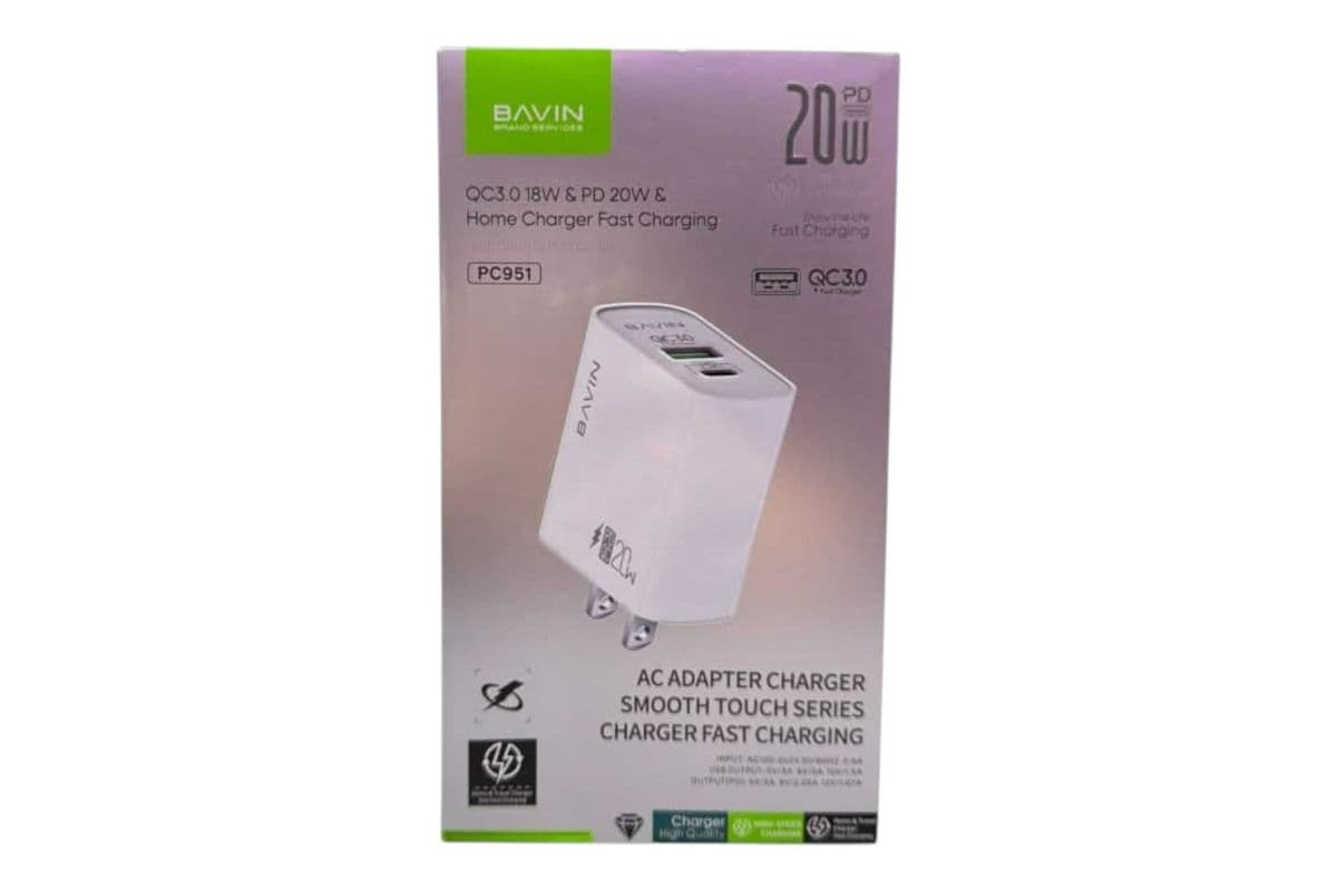 Bavin 20W Dual-Port Charger Adapter