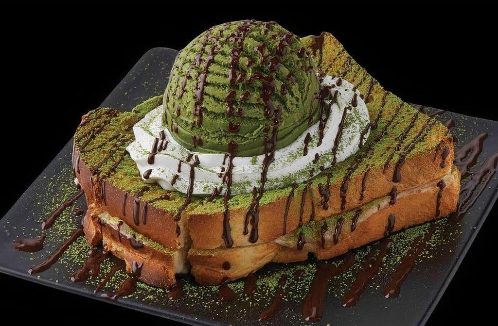 Green Tea Choco Toast