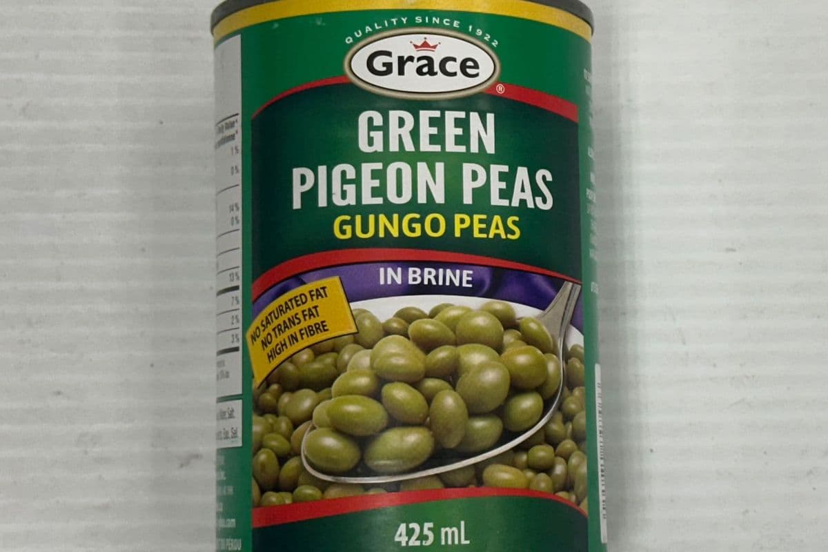 Grace - Green Pigeon Peas (Gungo Peas) (425ml) (110 Cal)