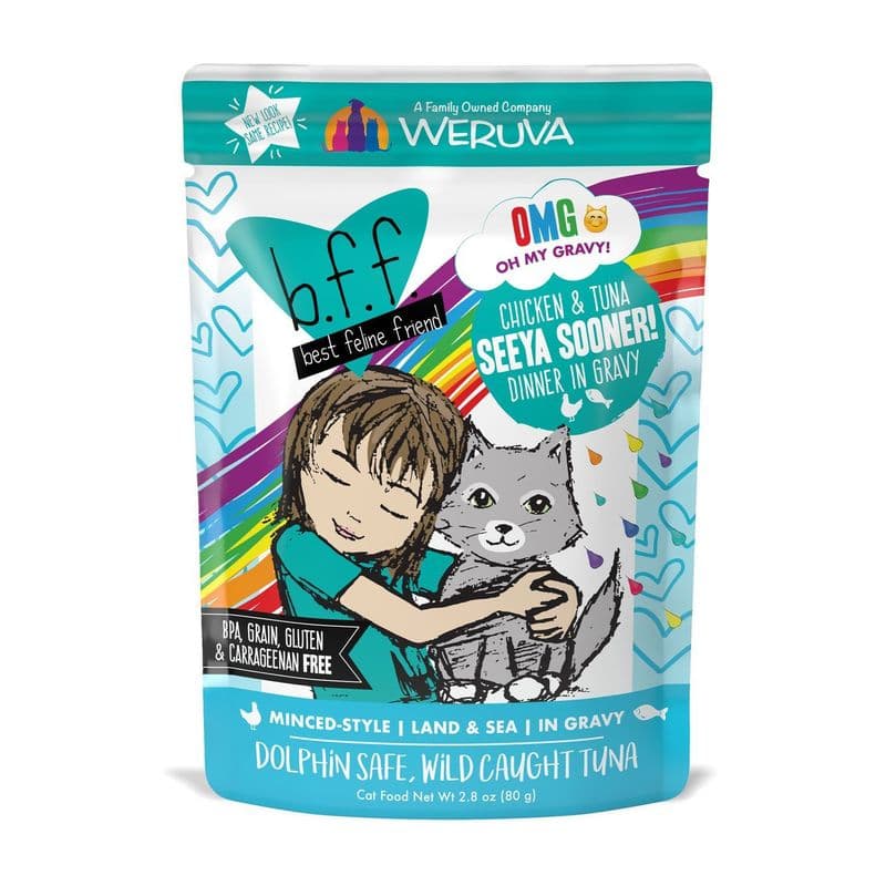 Weruva BFF OMG Chicken & Tuna Seeya Sooner! 2.8oz Pouch