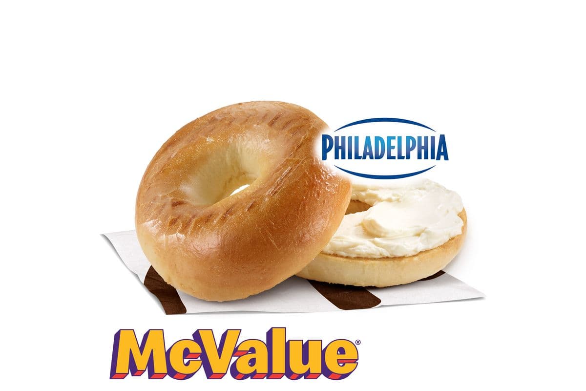 Plain Bagel w/ Regular Cream Cheese Product [370.0 Cals]
