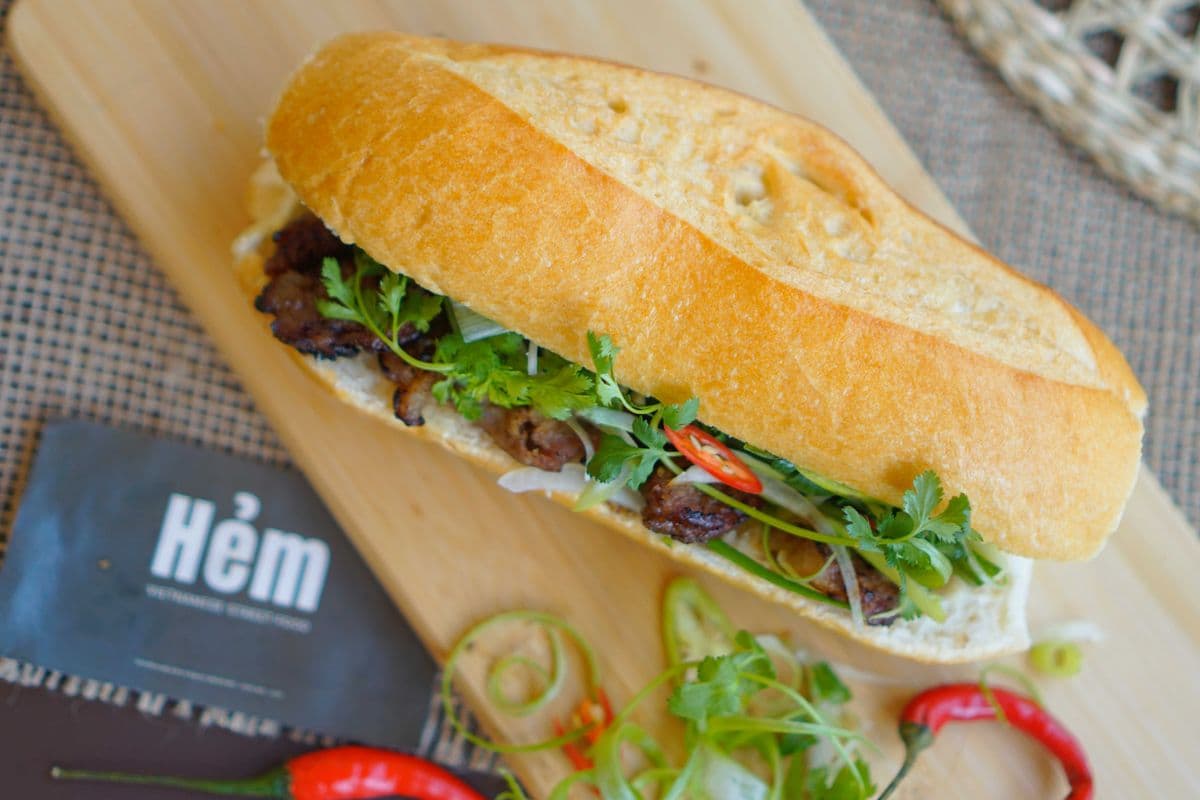 B3. Grilled Pork Banh Mi / Bánh Mì Thịt Heo Nướng