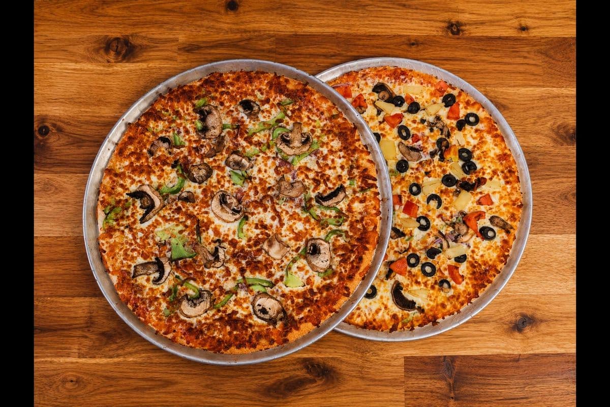 Two 12" Medium Pizzas