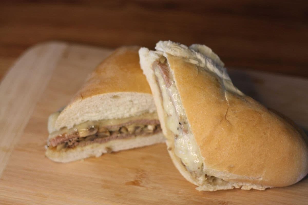 Steak Mushroom Melt Sandwich