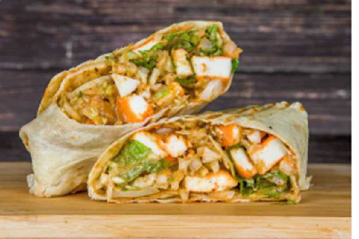 Achari Paneer Wrap