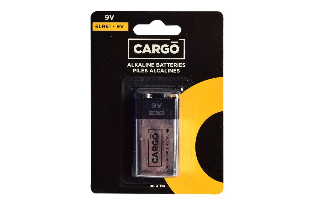 Cargo Battery 9V (1pk) 77788