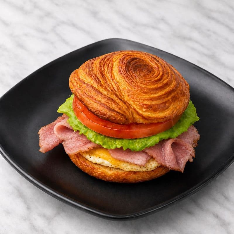 Ham & Egg Breakfast Sandwich