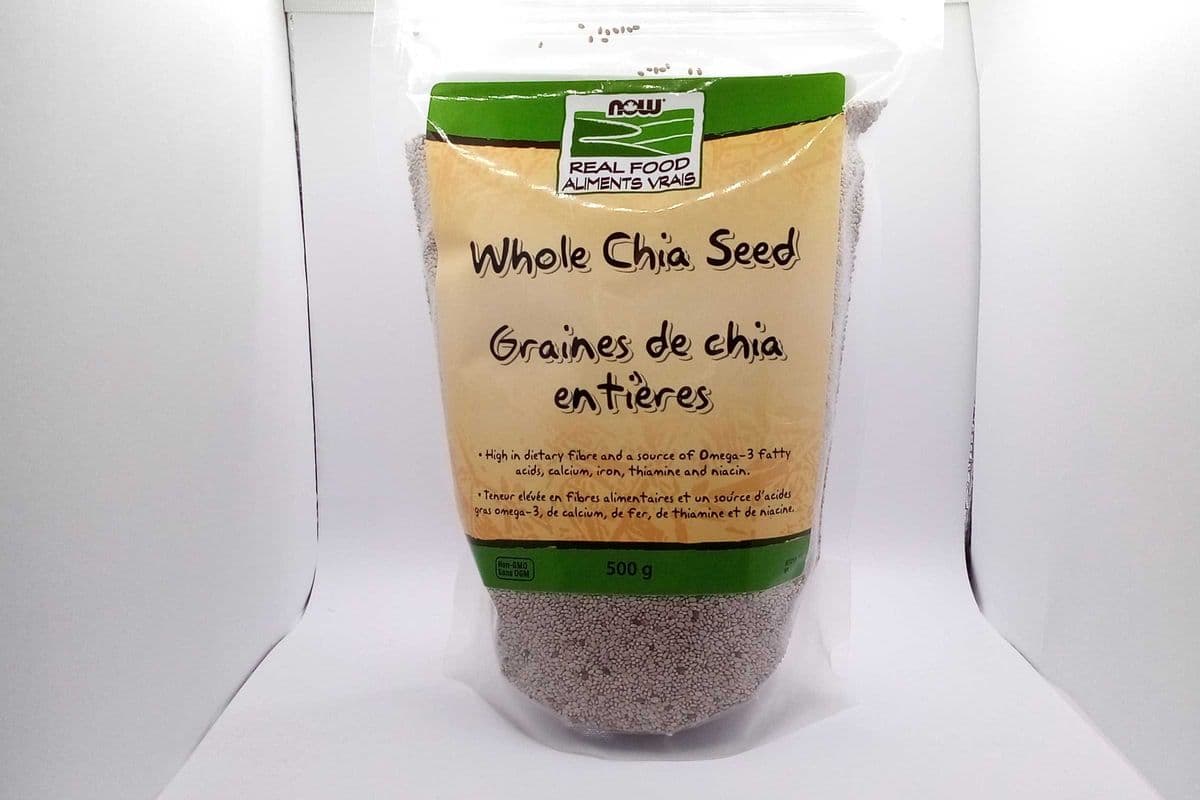 Now Chia Seeds Whole White