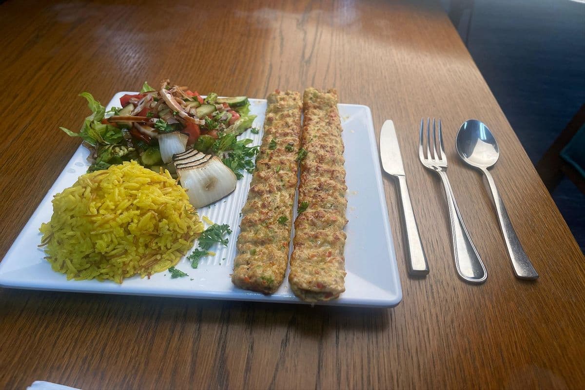 Chicken Adana Kebabs (2 Skewers)
