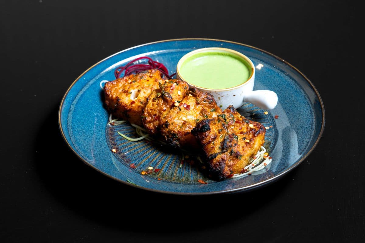 Charred Fish Tikka