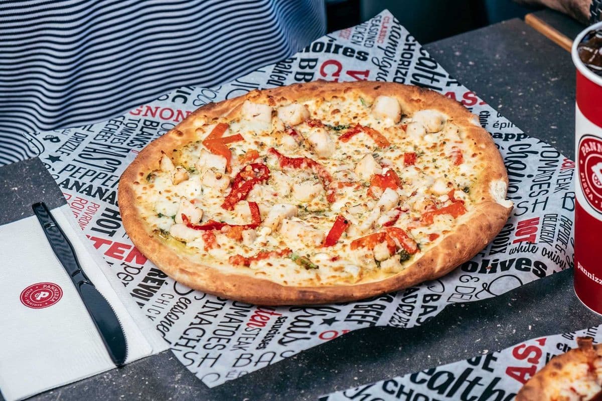 2. Pizza 14" méditérranéenne