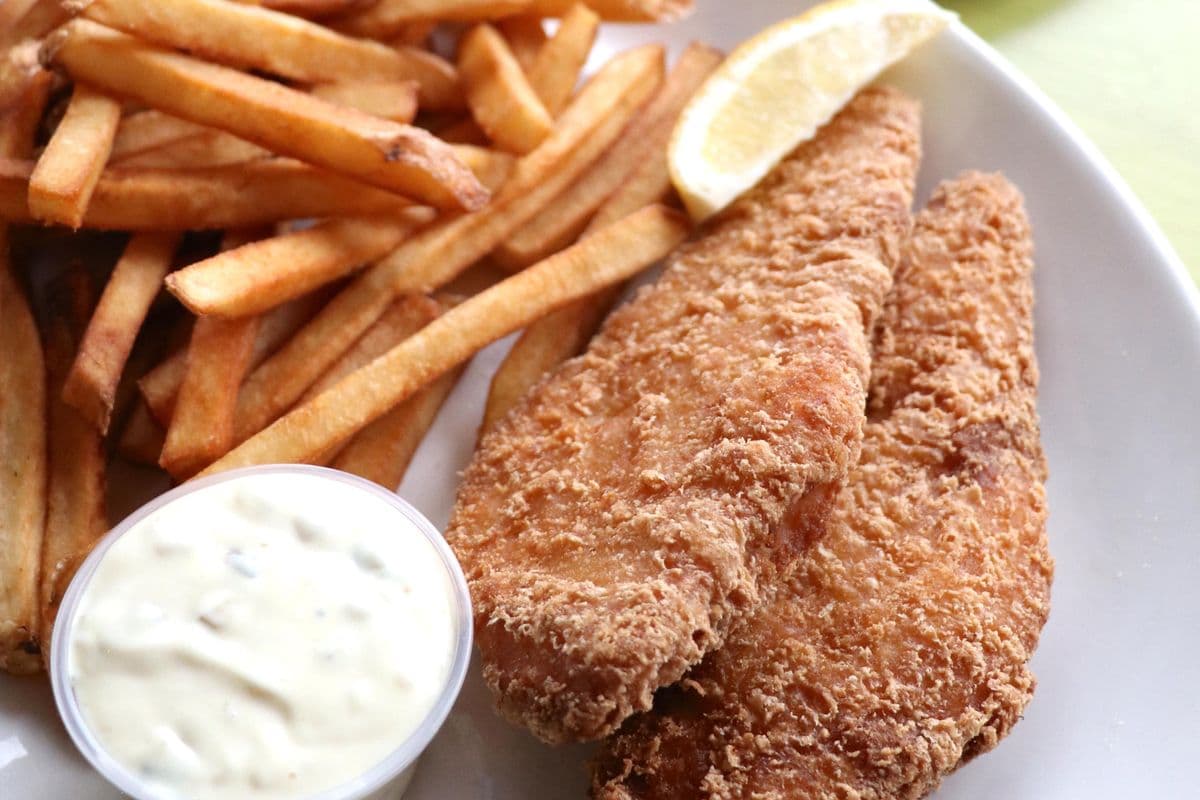Fish N Chips (2 Pcs)