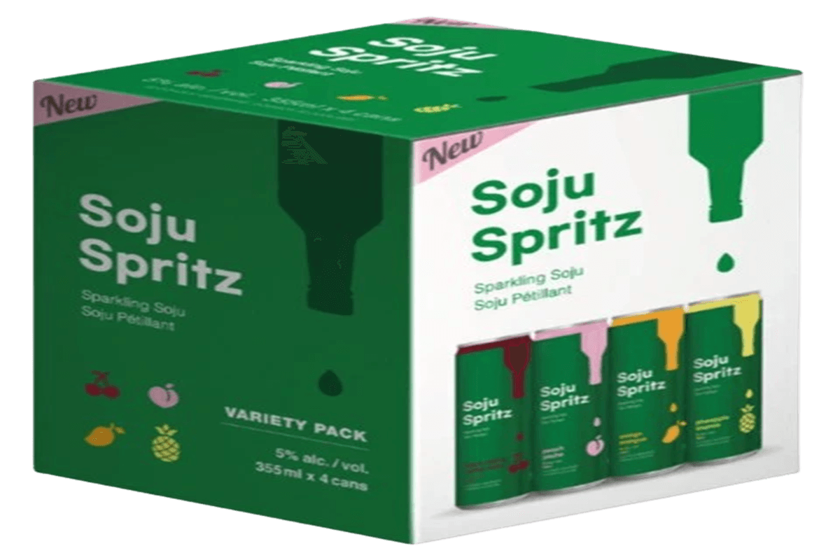 Soju Spritz Sparkiling Soju Cans (4 x 355ml)