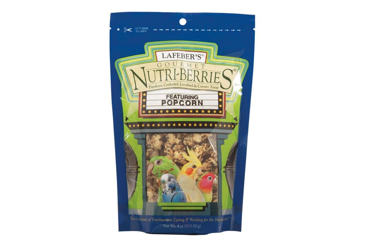 Lafeber Gourmet Nutri-Berries with Popcorn - Cockatiel (4 oz)