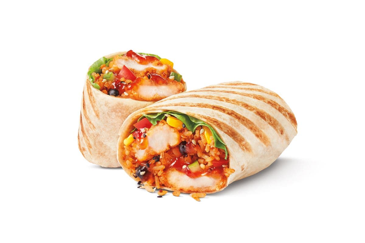 Sweet Chili Crispy Chicken Loaded Wrap