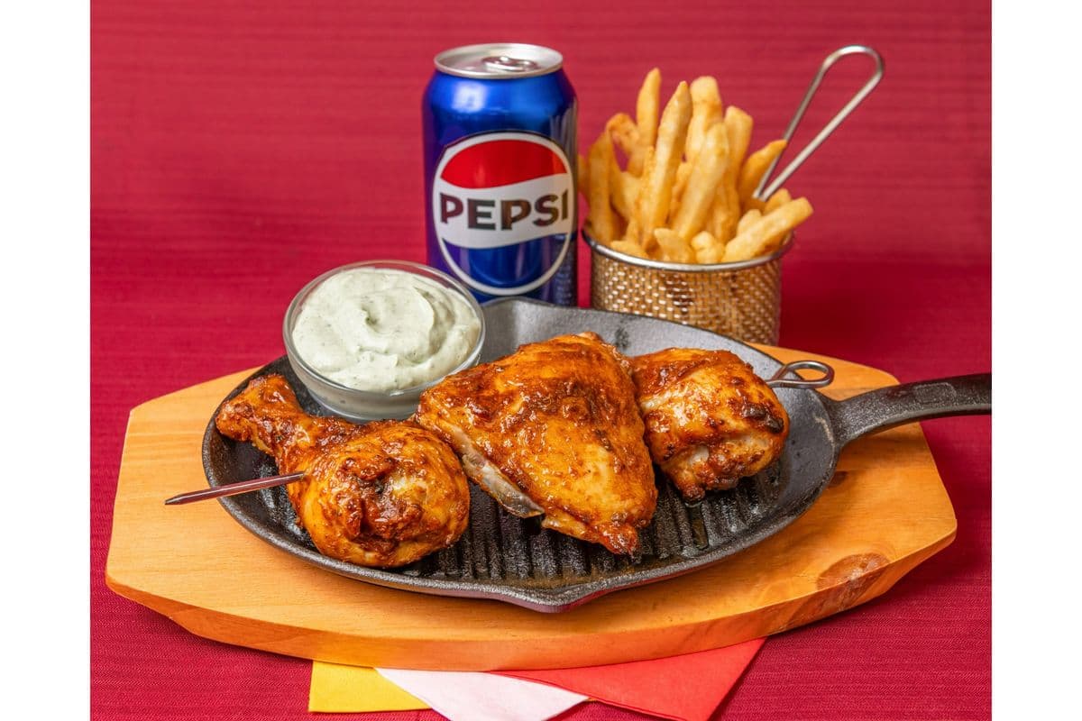 Home Spiced Roasted Chicken Meal (3 pcs)