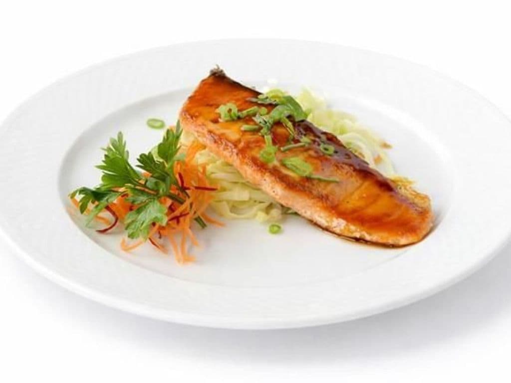 Salmon Teriyaki with Vegetable