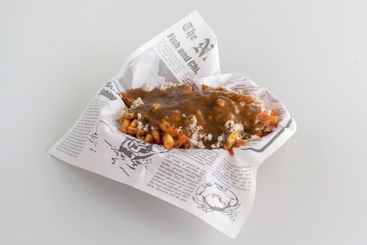 Newfoundland Fries, Dressing and Gravy