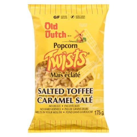 Old Dutch Popcorn Twists Salted Toffee55g