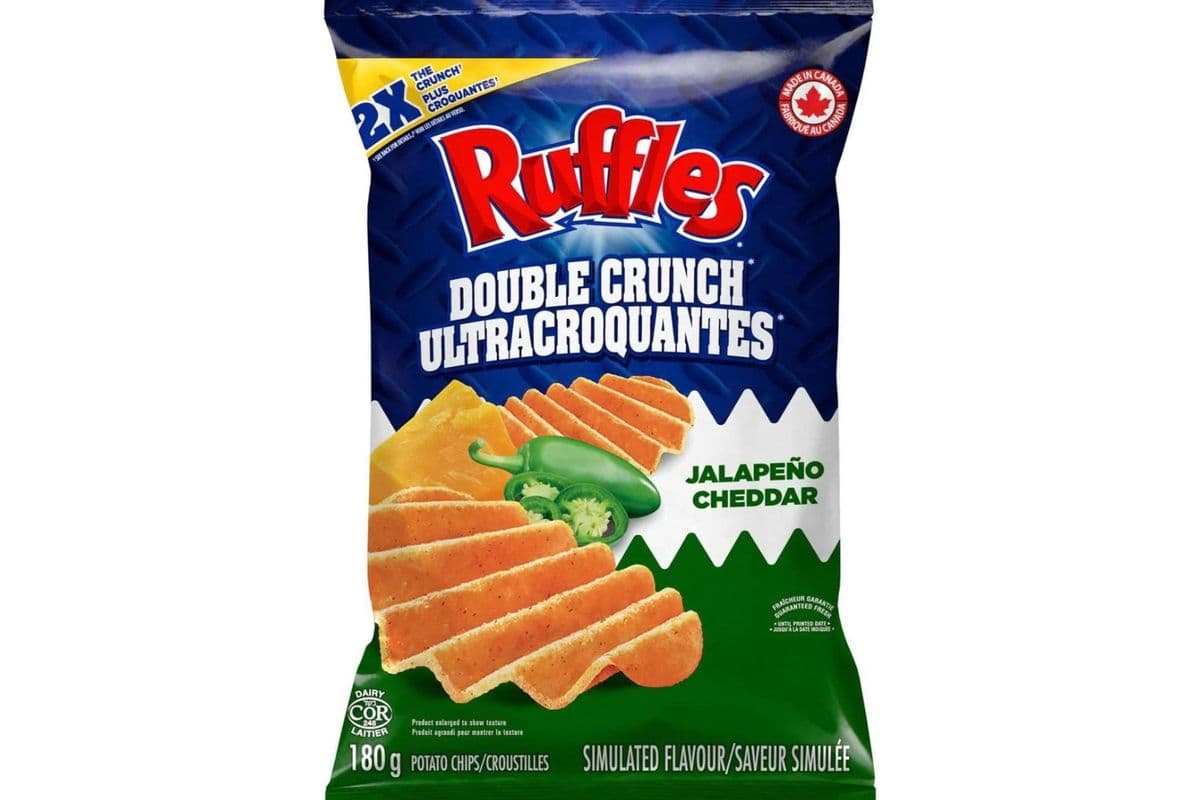 Ruffles Double Crunch Jalapeño Cheddar (180 g)