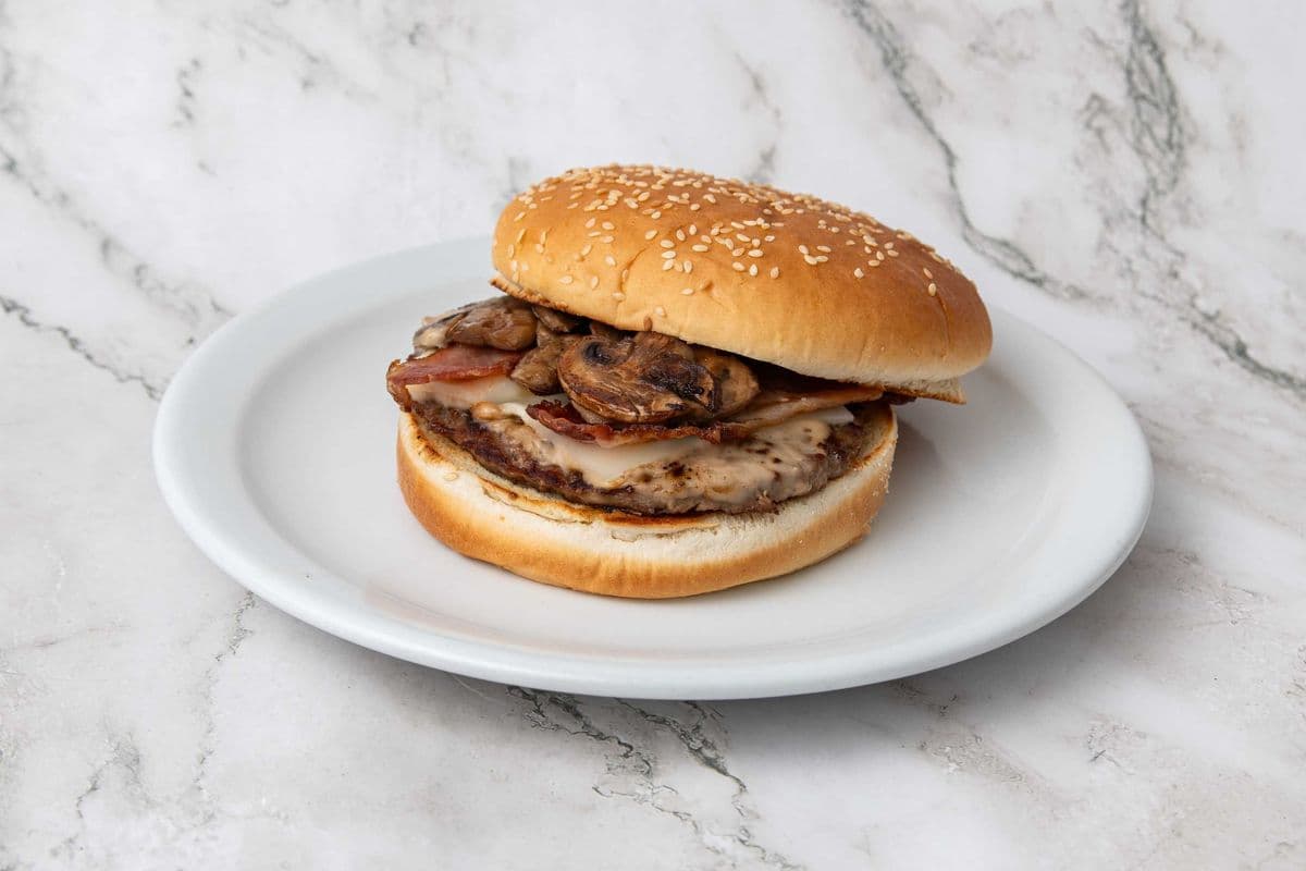 Mushroom Swiss and Bacon