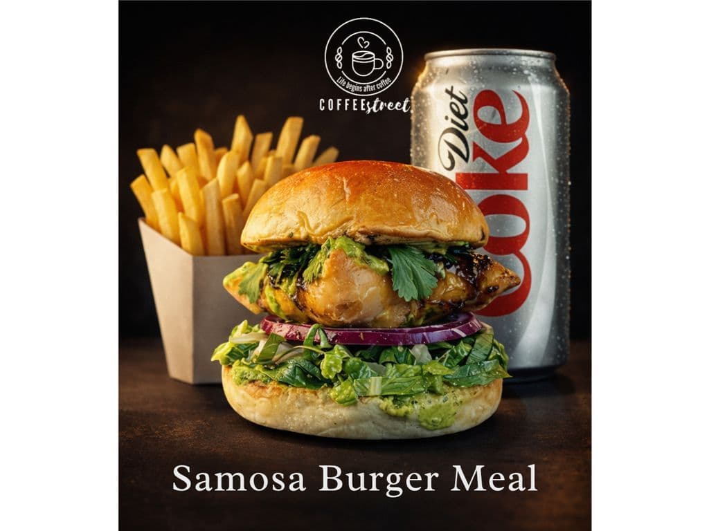 Samosa Burger Meal