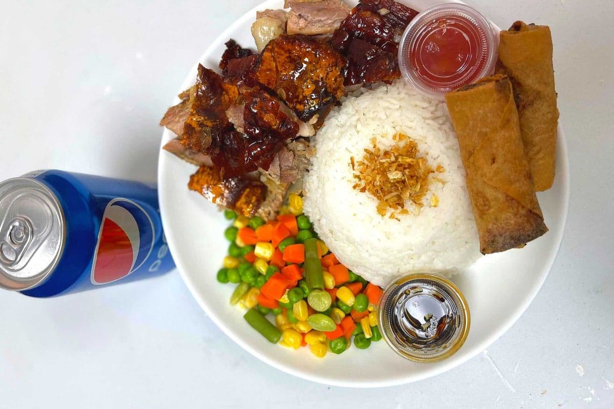 Jenmuel's Lechon Meal with Spring Rolls
