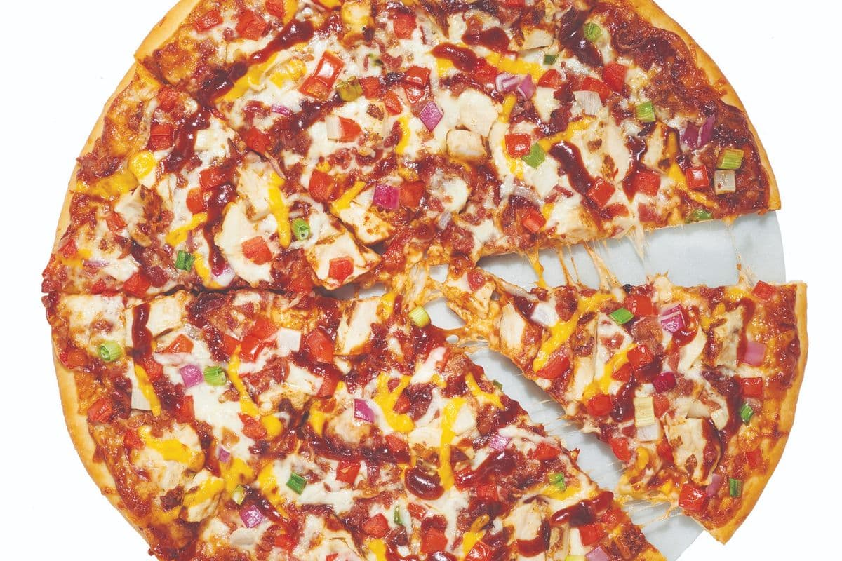 Family Size BBQ Chicken Pizza