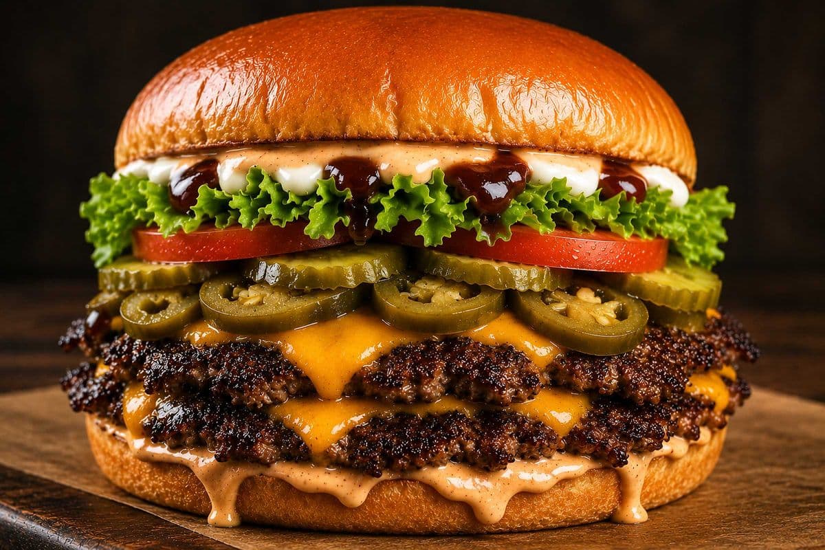 Jalepeno smash burger