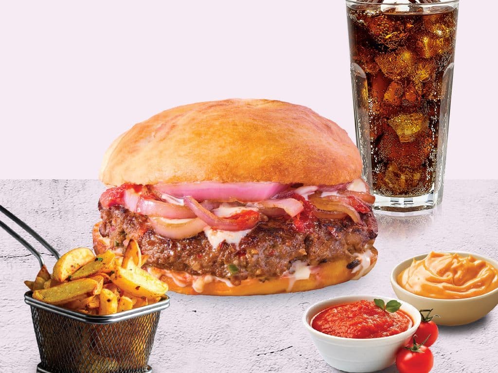 Naan Burger Combo STC