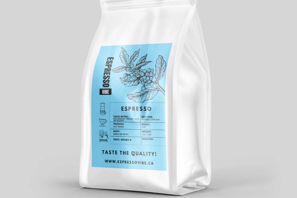 Espresso Coffee Beans - Medium Roast |100% Arabica, Freshly Roasted (12oz)