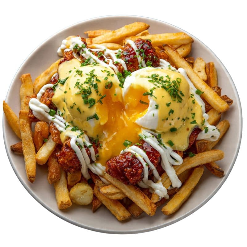 Peri-Peri Chicken Breakfast Poutine