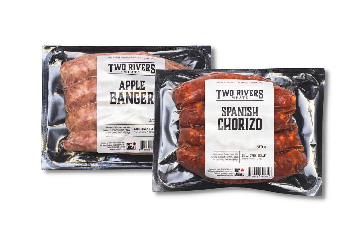 Two Rivers Meats Frozen Sausages (375g)